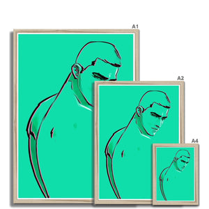 Behind Framed Print - Ego Rodriguez Shop