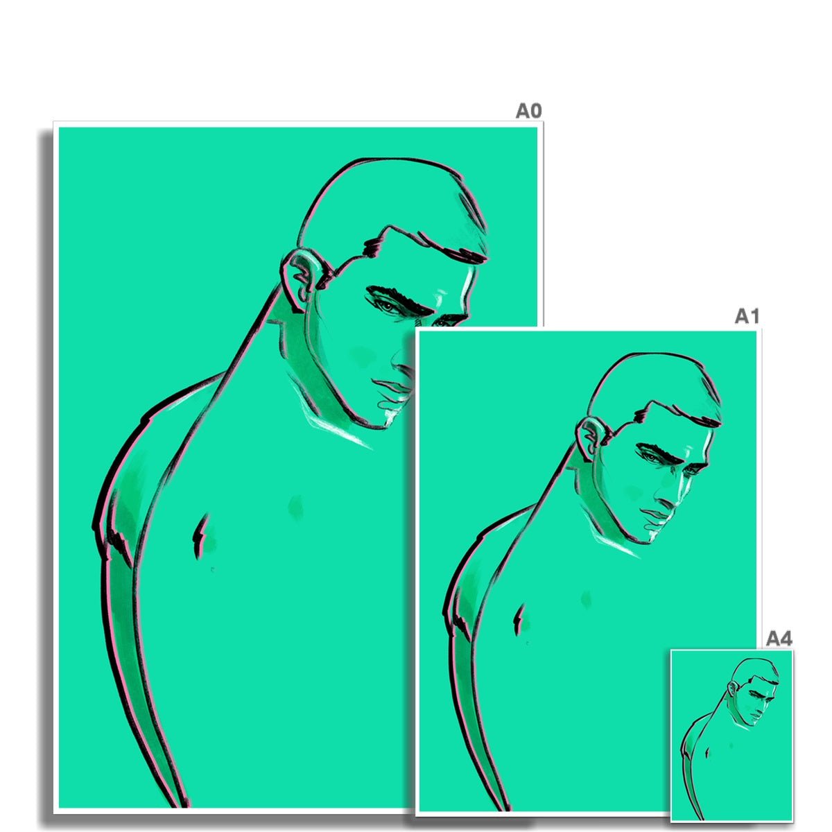Behind Hahnemühle German Etching Print - Ego Rodriguez Shop