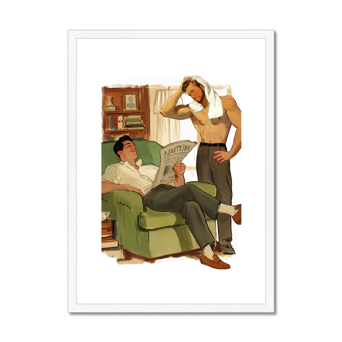 Buddies Framed & Mounted Print - Ego Rodriguez Shop