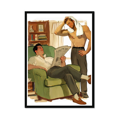 Buddies Framed Print - Ego Rodriguez Shop