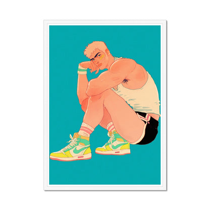 Runner Framed Print