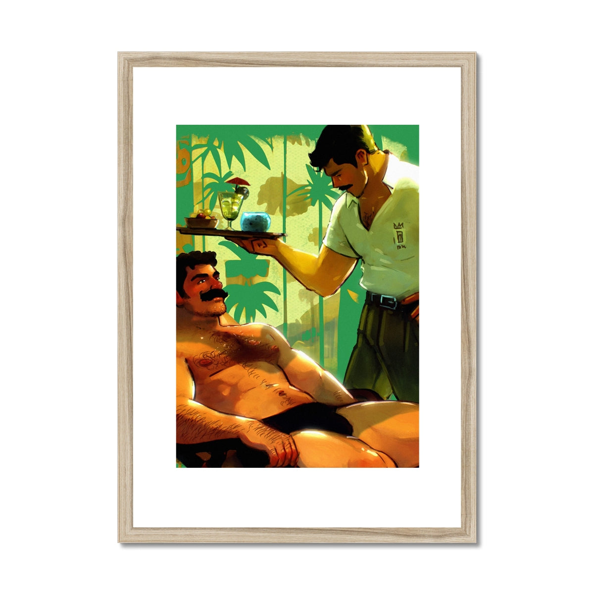 Waikiki Framed & Mounted Print