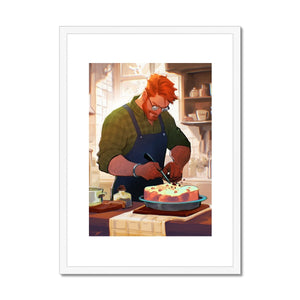 Cake Framed & Mounted Print - Ego Rodriguez Shop