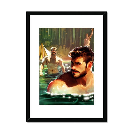 Camp Framed & Mounted Print - Ego Rodriguez Shop