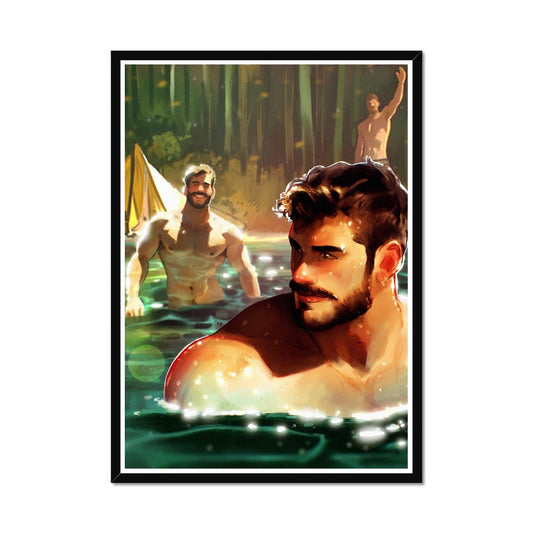 Camp Framed Print - Ego Rodriguez Shop