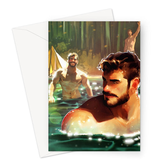 Camp Greeting Card - Ego Rodriguez Shop