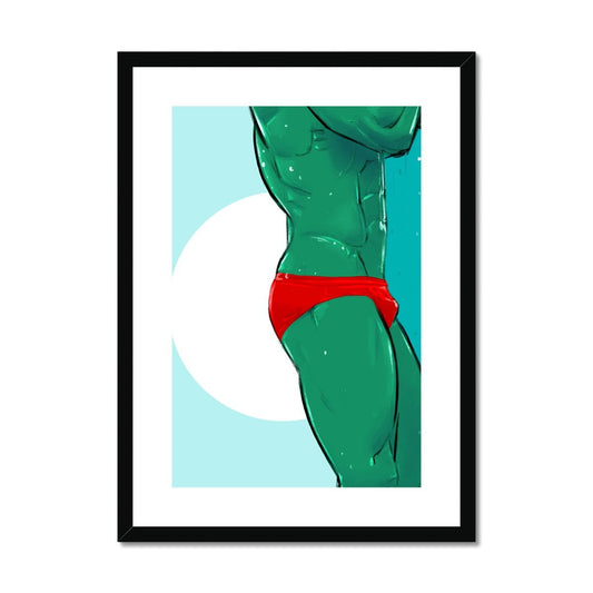 Candy Apple Framed & Mounted Print - Ego Rodriguez Shop