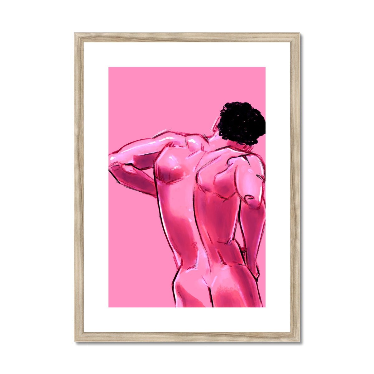 Candy Floss Framed & Mounted Print - Ego Rodriguez Shop