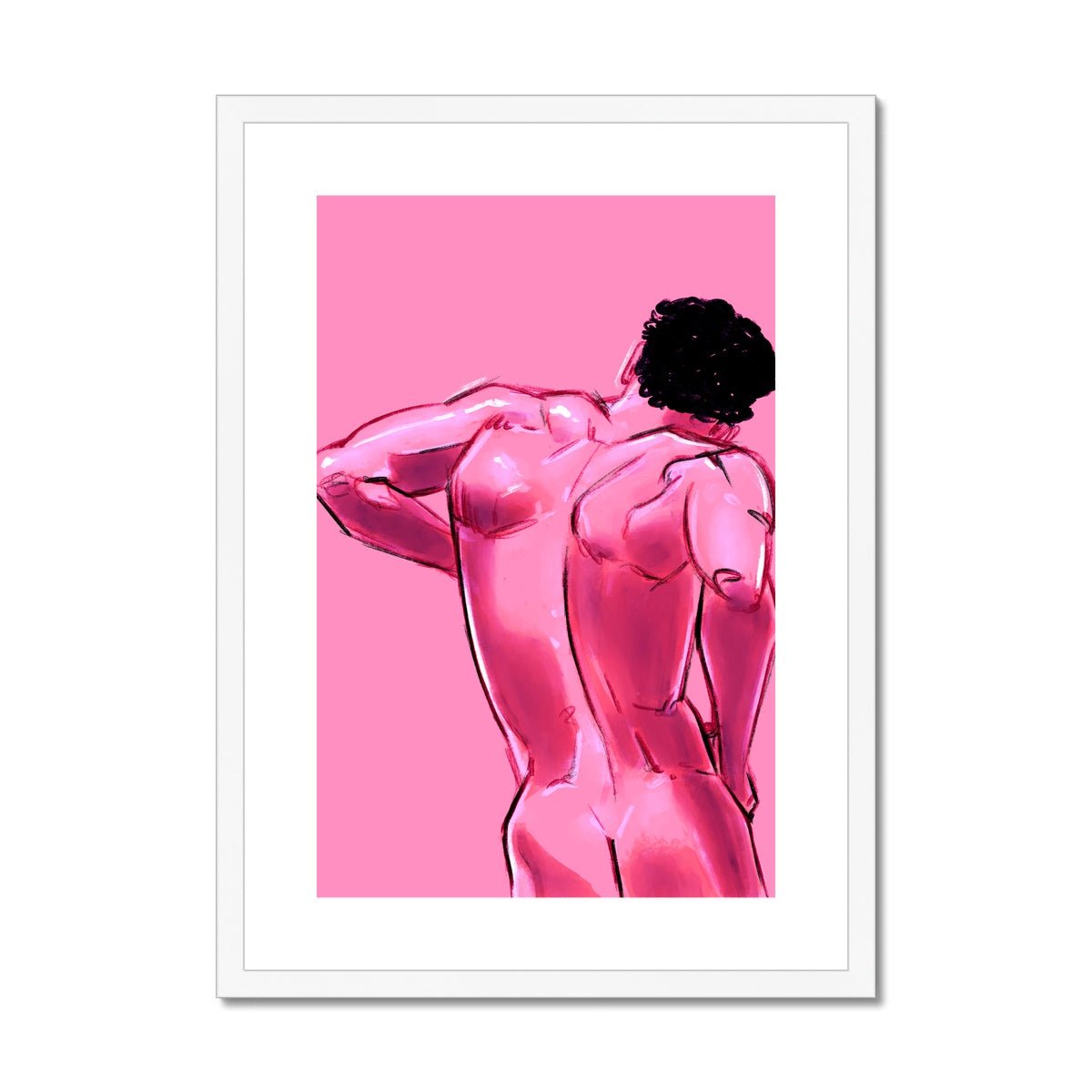 Candy Floss Framed & Mounted Print - Ego Rodriguez Shop