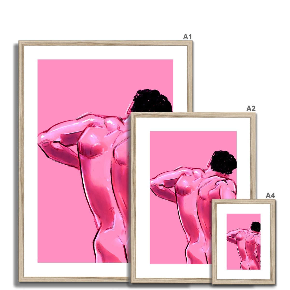 Candy Floss Framed & Mounted Print - Ego Rodriguez Shop