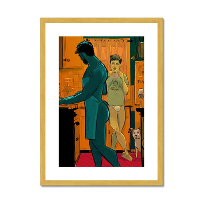 Carbonara Antique Framed & Mounted Print - Ego Rodriguez Shop