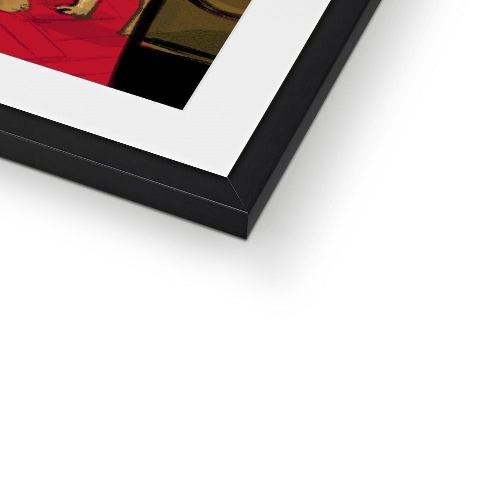 Carbonara Framed & Mounted Print - Ego Rodriguez Shop