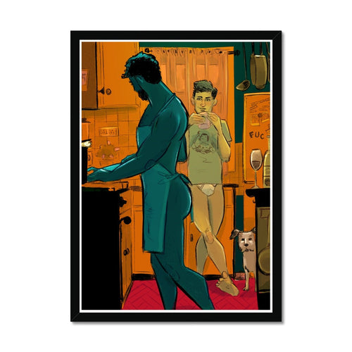 Carbonara Framed Print - Ego Rodriguez Shop