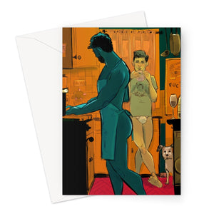 Carbonara Greeting Card - Ego Rodriguez Shop