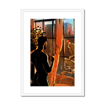 Cat Framed & Mounted Print - Ego Rodriguez Shop