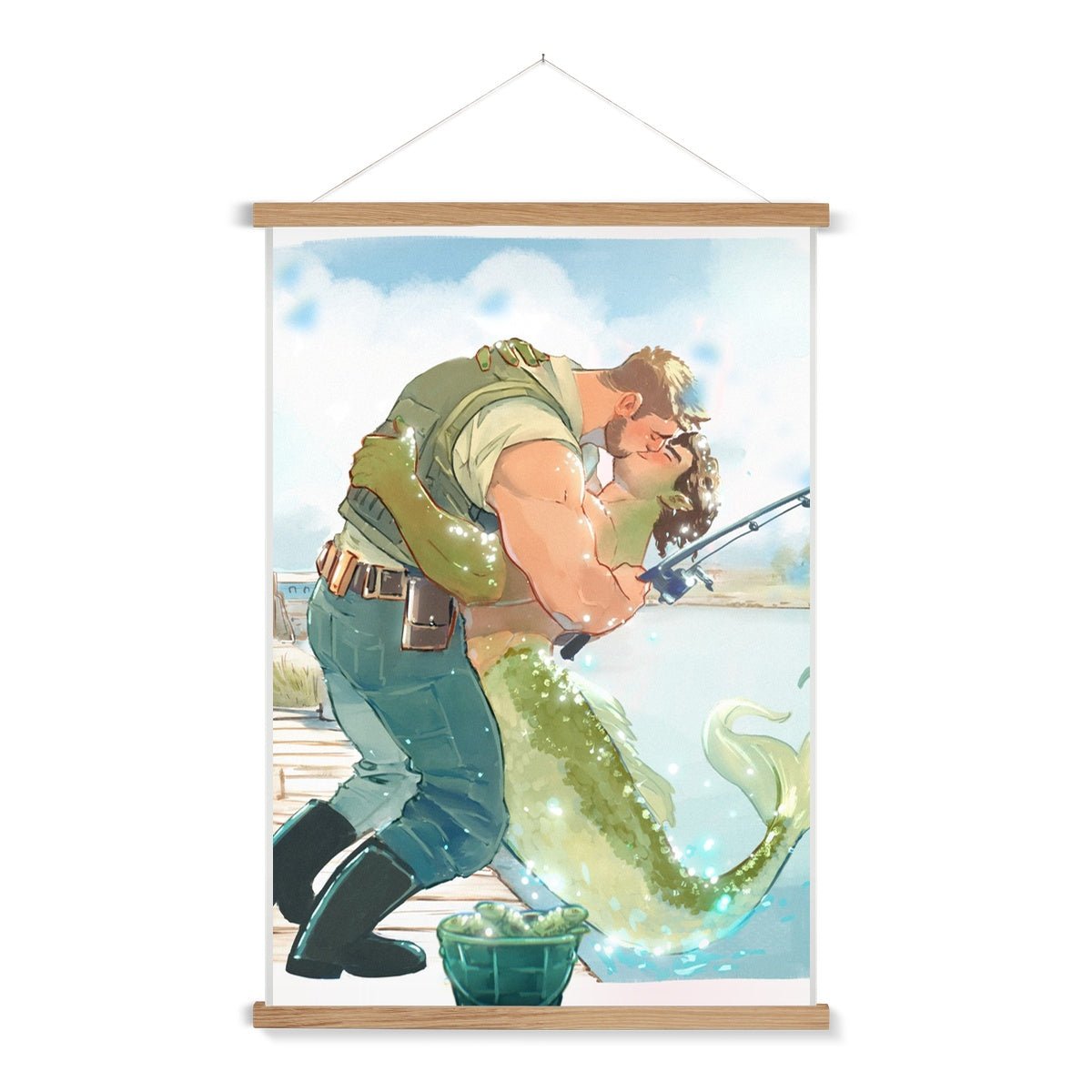 Catch of the Day Fine Art Print with Hanger - Ego Rodriguez Shop