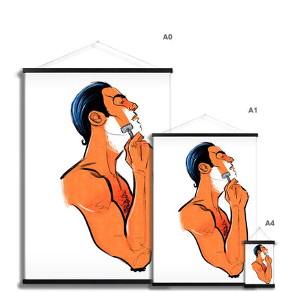 Clean Shave Fine Art Print with Hanger - Ego Rodriguez Shop