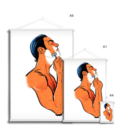 Clean Shave Fine Art Print with Hanger - Ego Rodriguez Shop