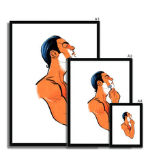 Load image into Gallery viewer, Clean Shave Framed &amp; Mounted Print - Ego Rodriguez Shop
