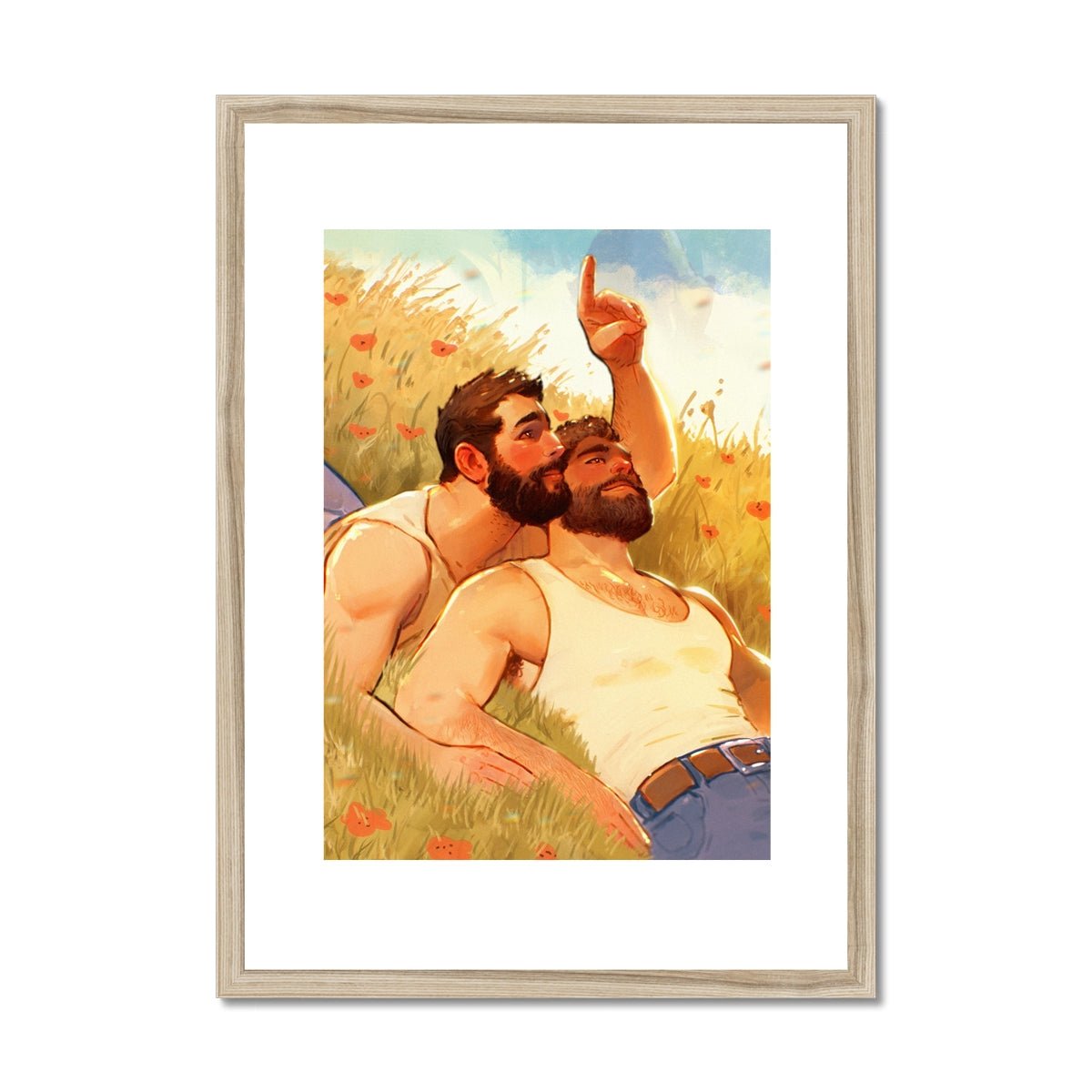 Cloudspotting Framed & Mounted Print - Ego Rodriguez Shop