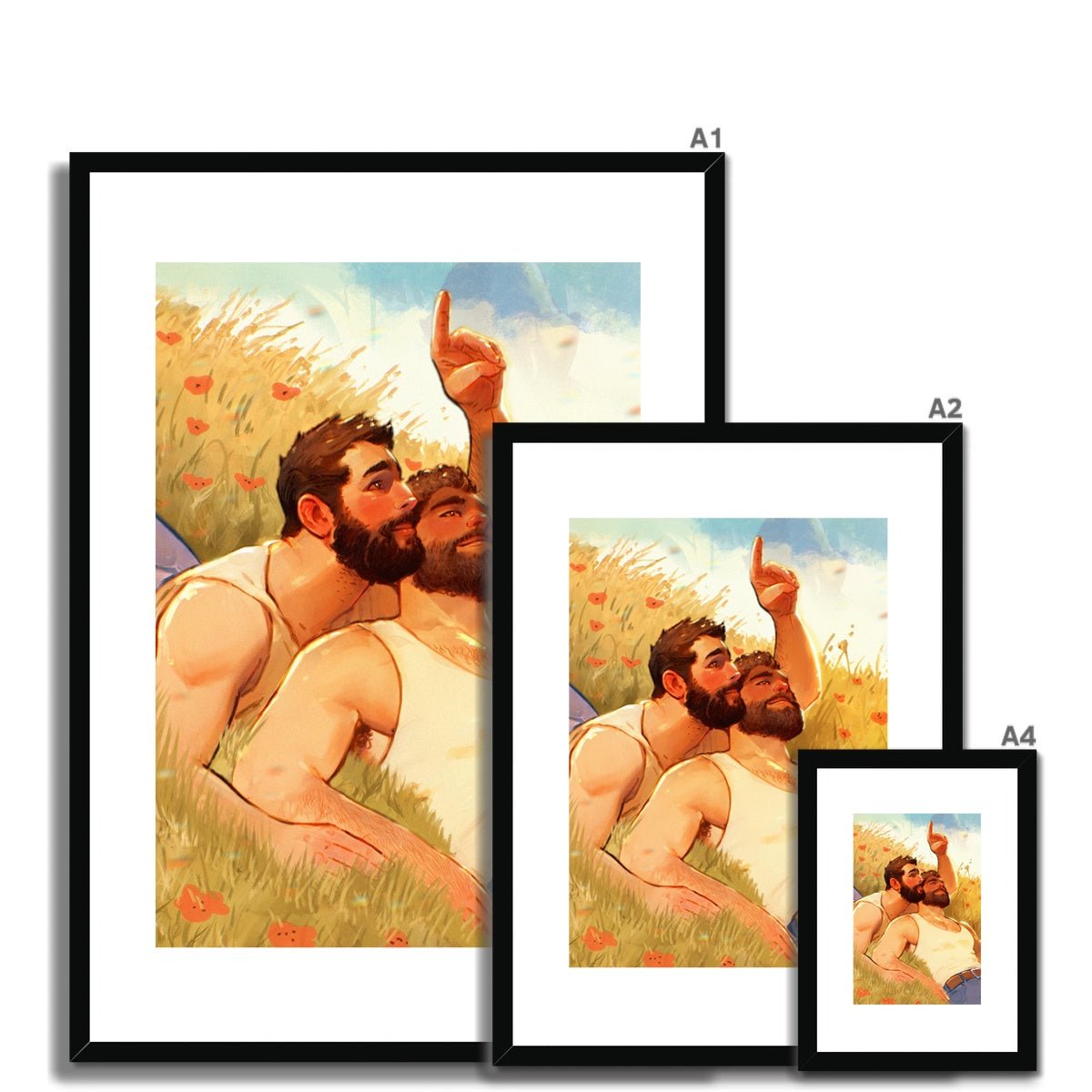 Cloudspotting Framed & Mounted Print - Ego Rodriguez Shop