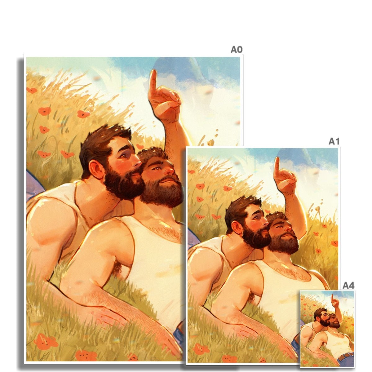 Cloudspotting Wall Art Poster - Ego Rodriguez Shop