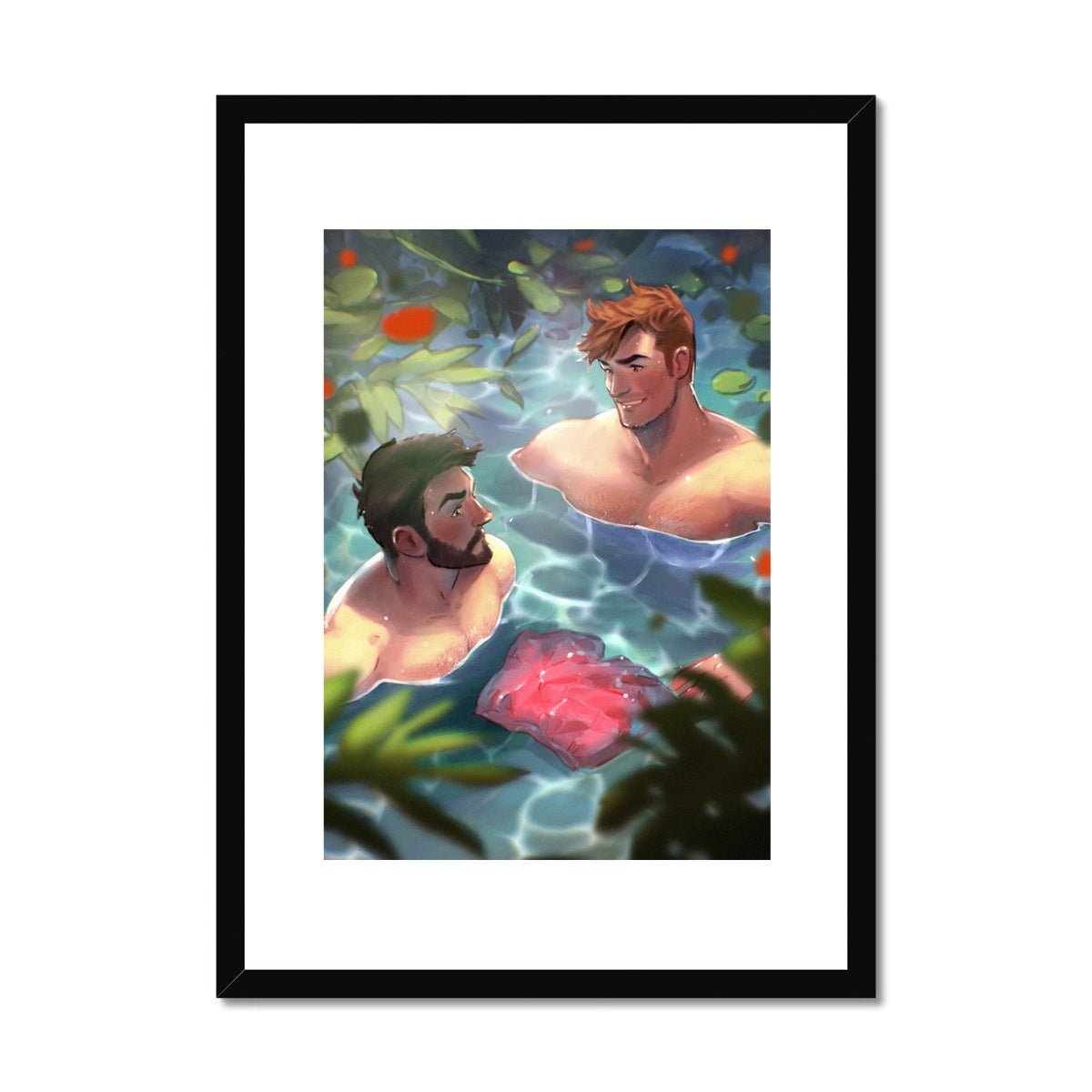 Cooling Down Framed & Mounted Print - Ego Rodriguez Shop