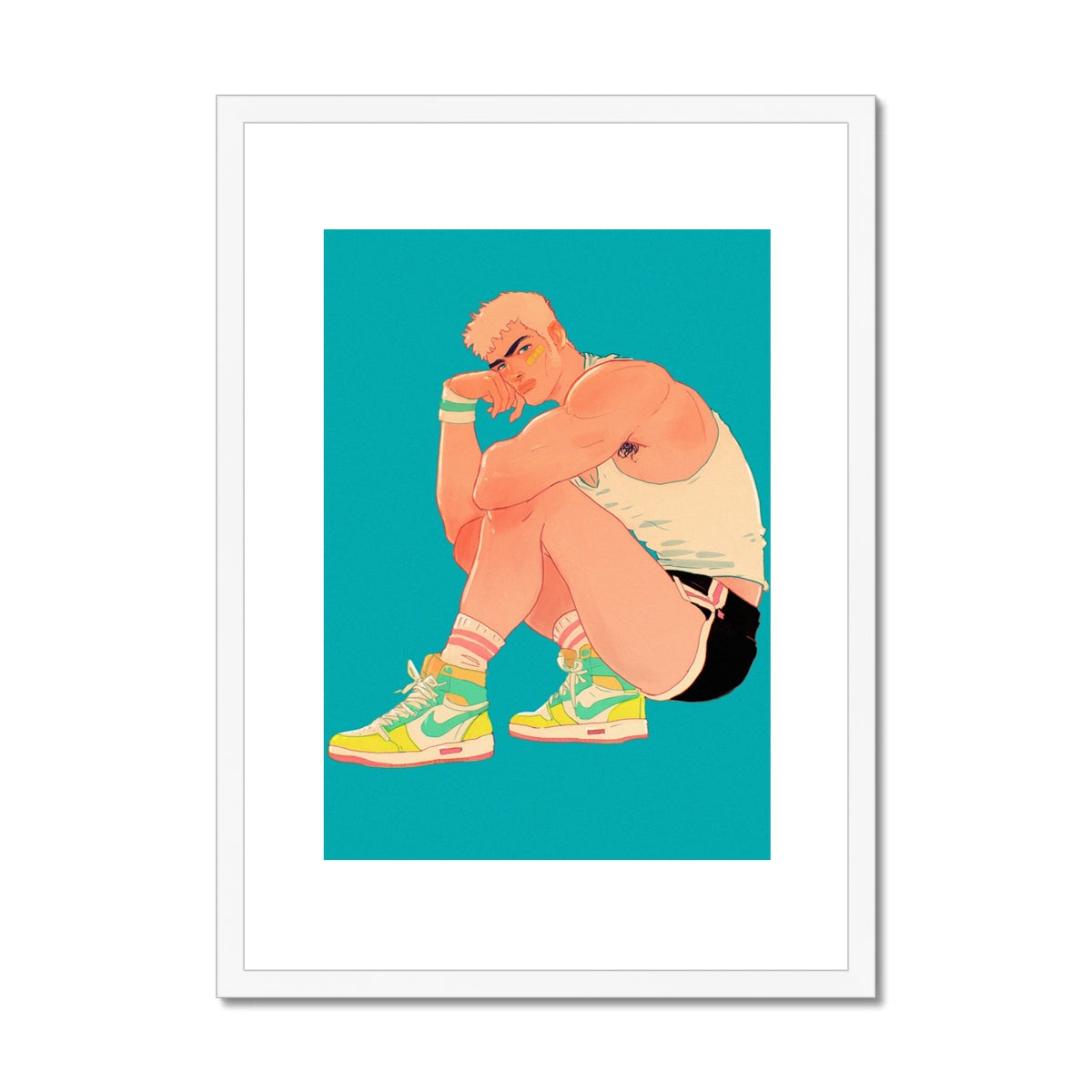 Runner Framed & Mounted Print