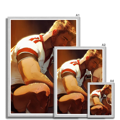 Defeated Antique Framed Print - Ego Rodriguez Shop