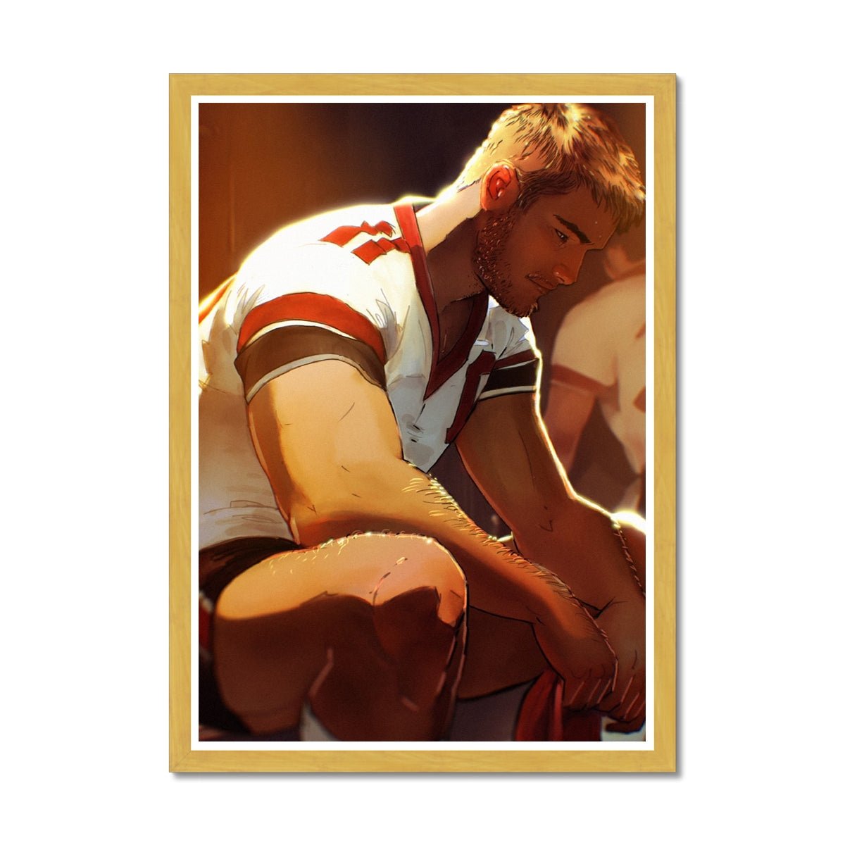 Defeated Antique Framed Print - Ego Rodriguez Shop