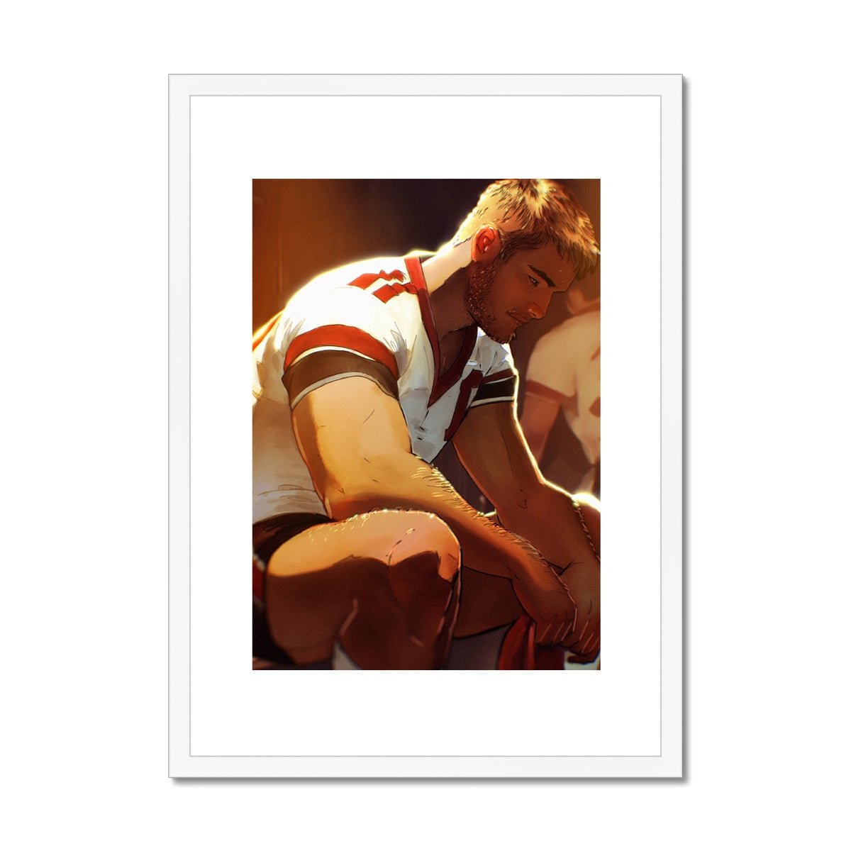 Defeated Framed & Mounted Print - Ego Rodriguez Shop