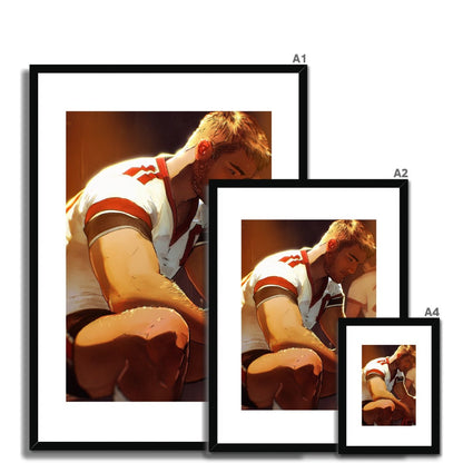 Defeated Framed & Mounted Print - Ego Rodriguez Shop