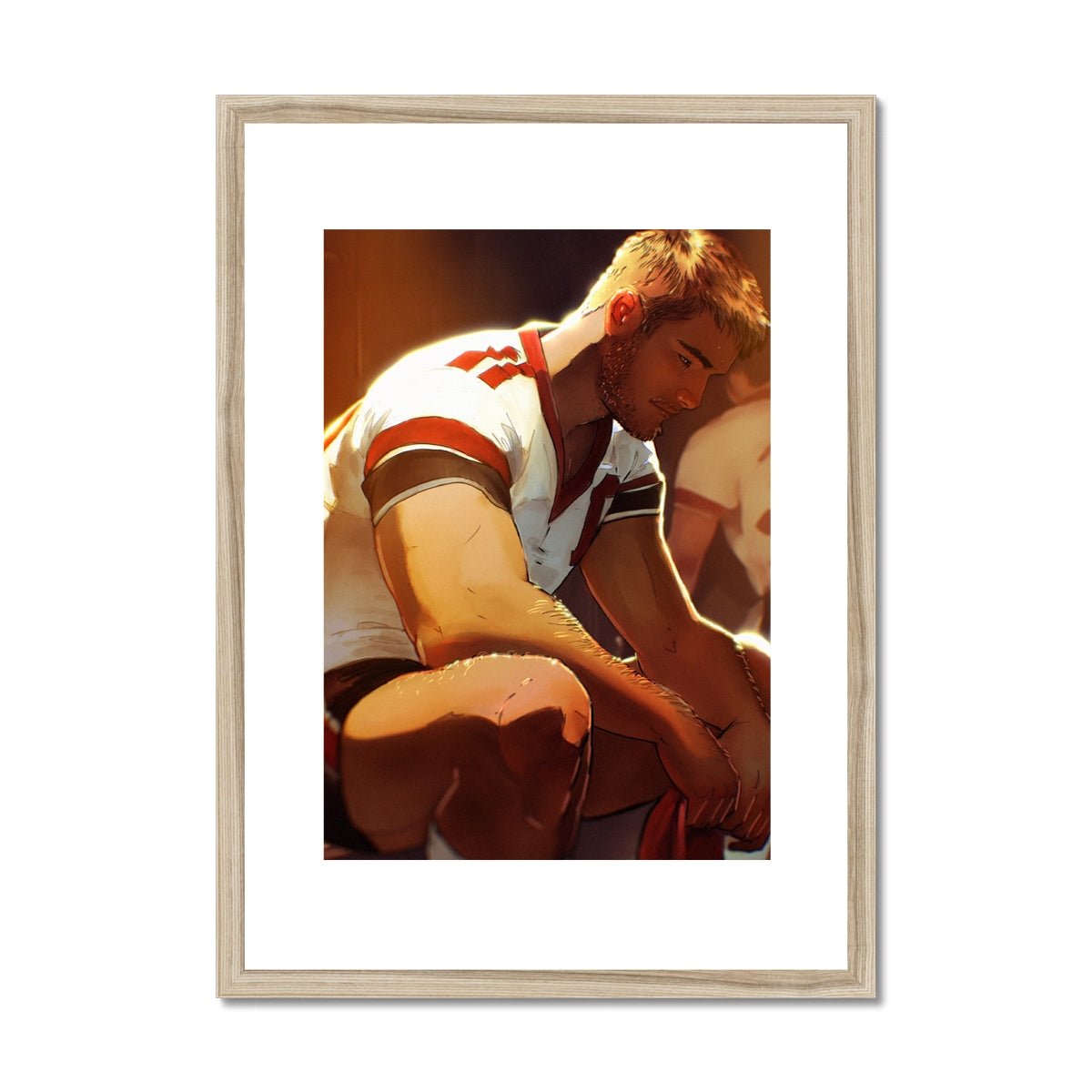 Defeated Framed & Mounted Print - Ego Rodriguez Shop