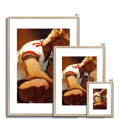 Defeated Framed & Mounted Print - Ego Rodriguez Shop