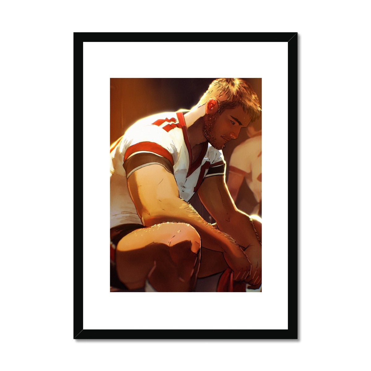 Defeated Framed & Mounted Print - Ego Rodriguez Shop