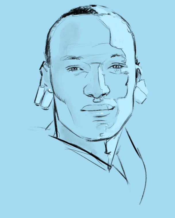 DIGITAL SKETCH PORTRAIT COMMISSION - Ego Rodriguez Shop