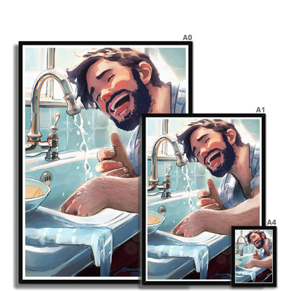 Drink Framed Print - Ego Rodriguez Shop