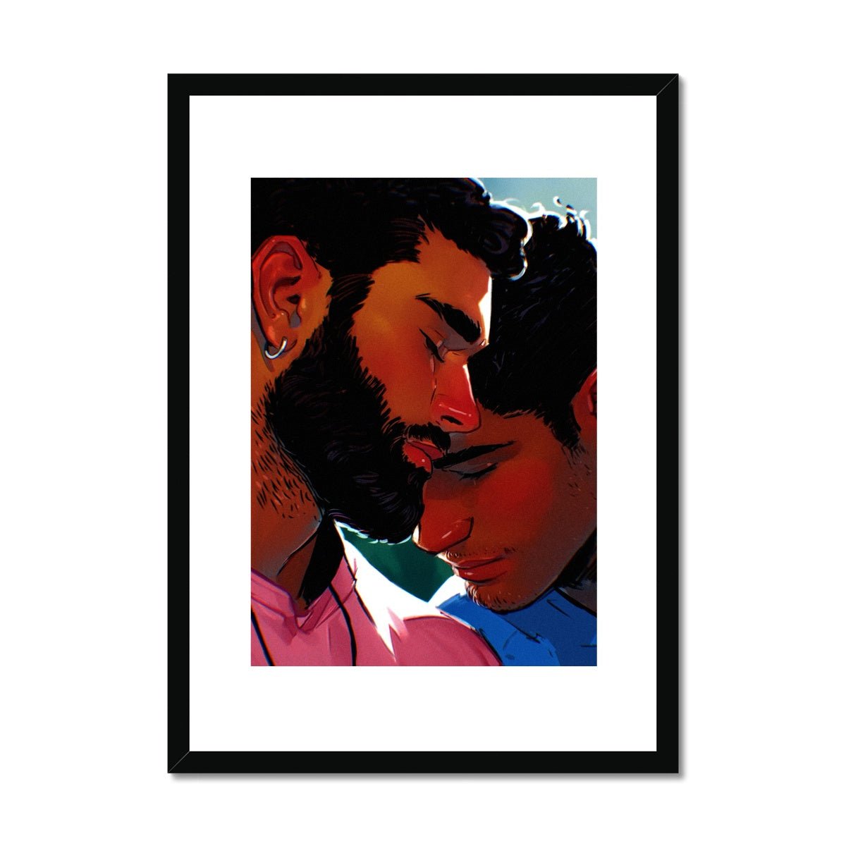 Duo Framed & Mounted Print - Ego Rodriguez Shop