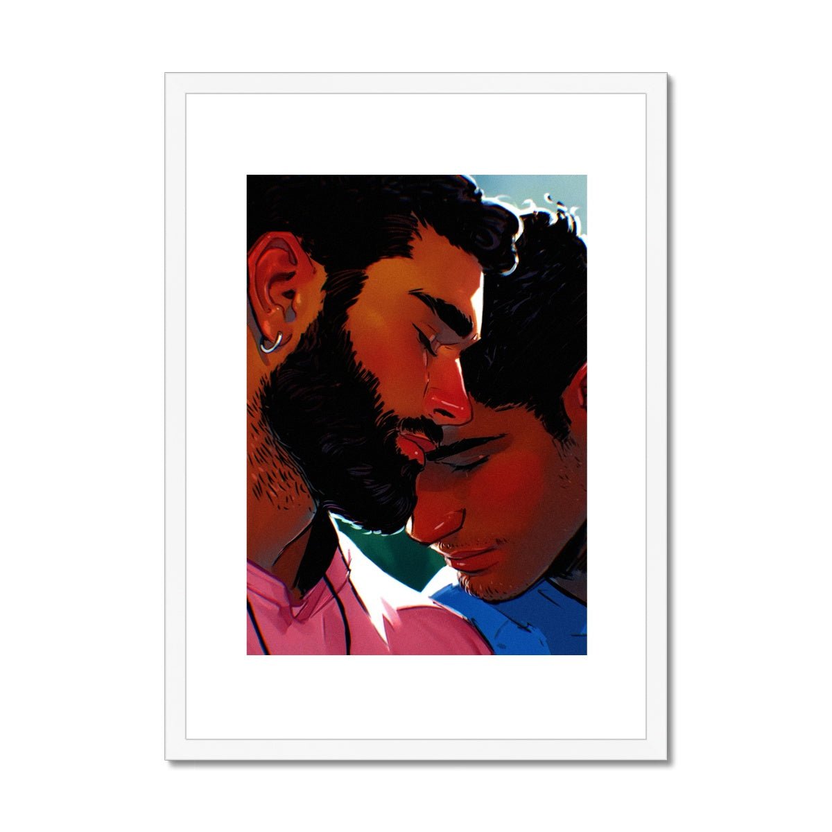 Duo Framed & Mounted Print - Ego Rodriguez Shop