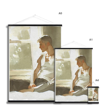 A window  Fine Art Print with Hanger