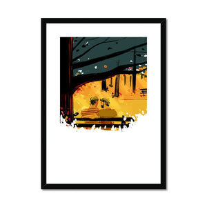 Falling Framed & Mounted Print - Ego Rodriguez Shop