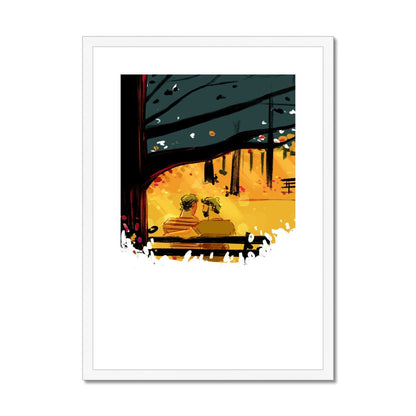 Falling Framed & Mounted Print - Ego Rodriguez Shop