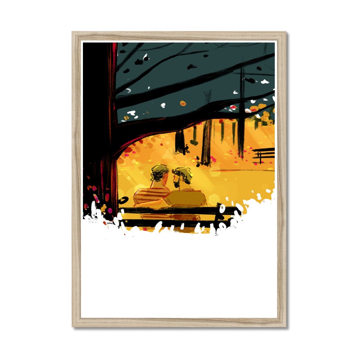 Falling Framed Print - Ego Rodriguez Shop