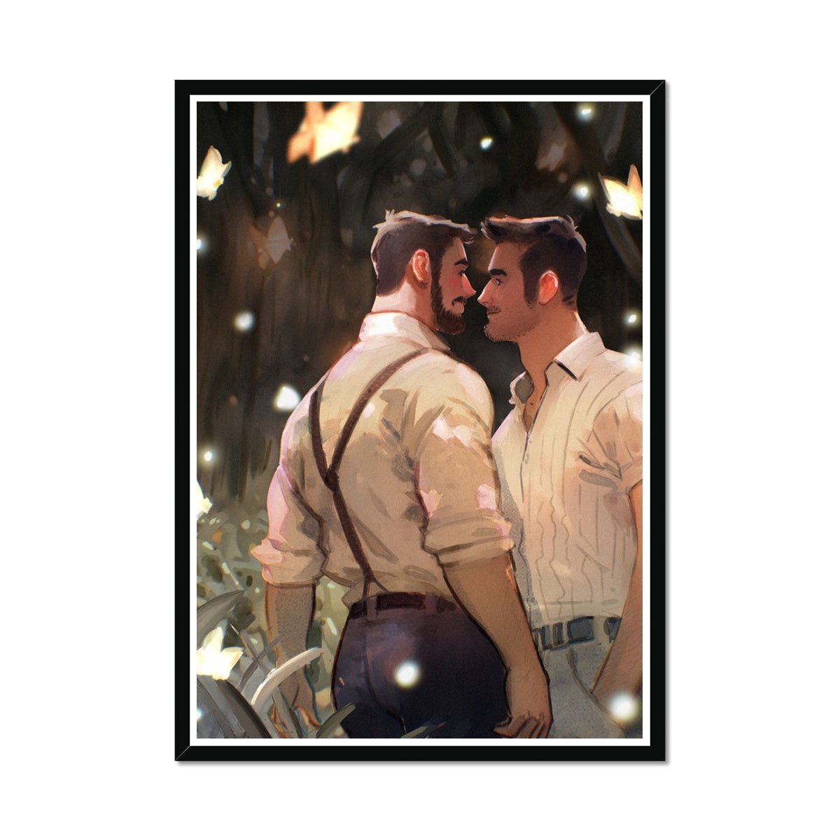 Fireflies Framed Print - Ego Rodriguez Shop