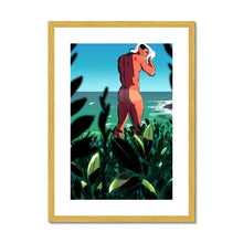 Load image into Gallery viewer, First Swim of the Year Antique Framed &amp; Mounted Print - Ego Rodriguez Shop
