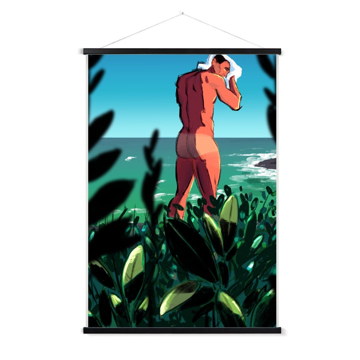 First Swim of the Year Fine Art Print with Hanger - Ego Rodriguez Shop