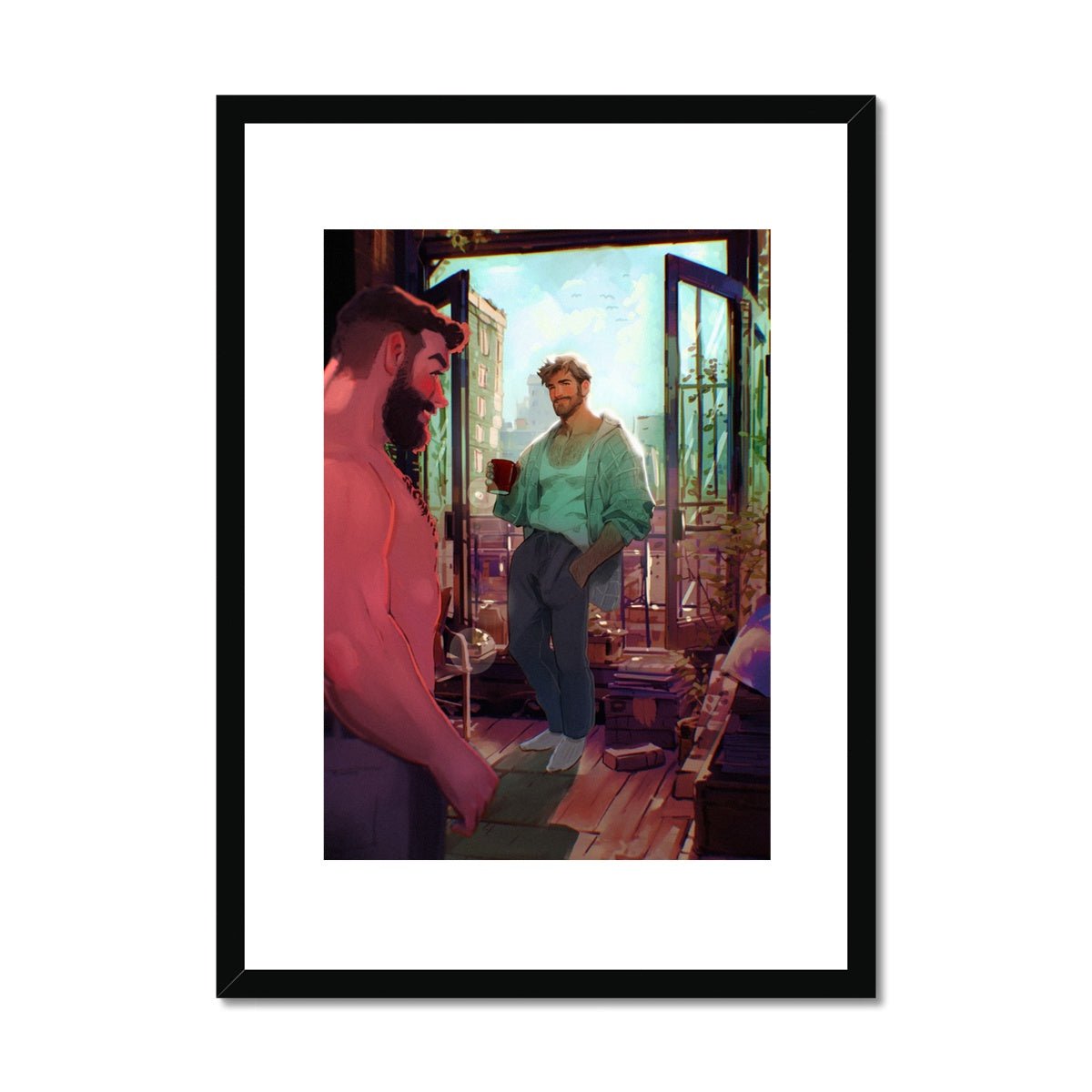 Fresh Coffee Framed & Mounted Print - Ego Rodriguez Shop