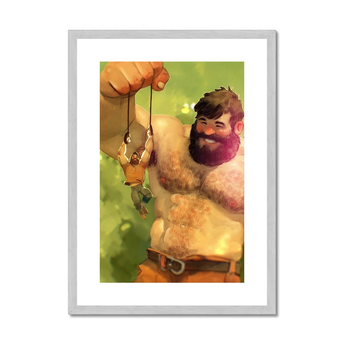 Gargantuan Antique Framed & Mounted Print - Ego Rodriguez Shop