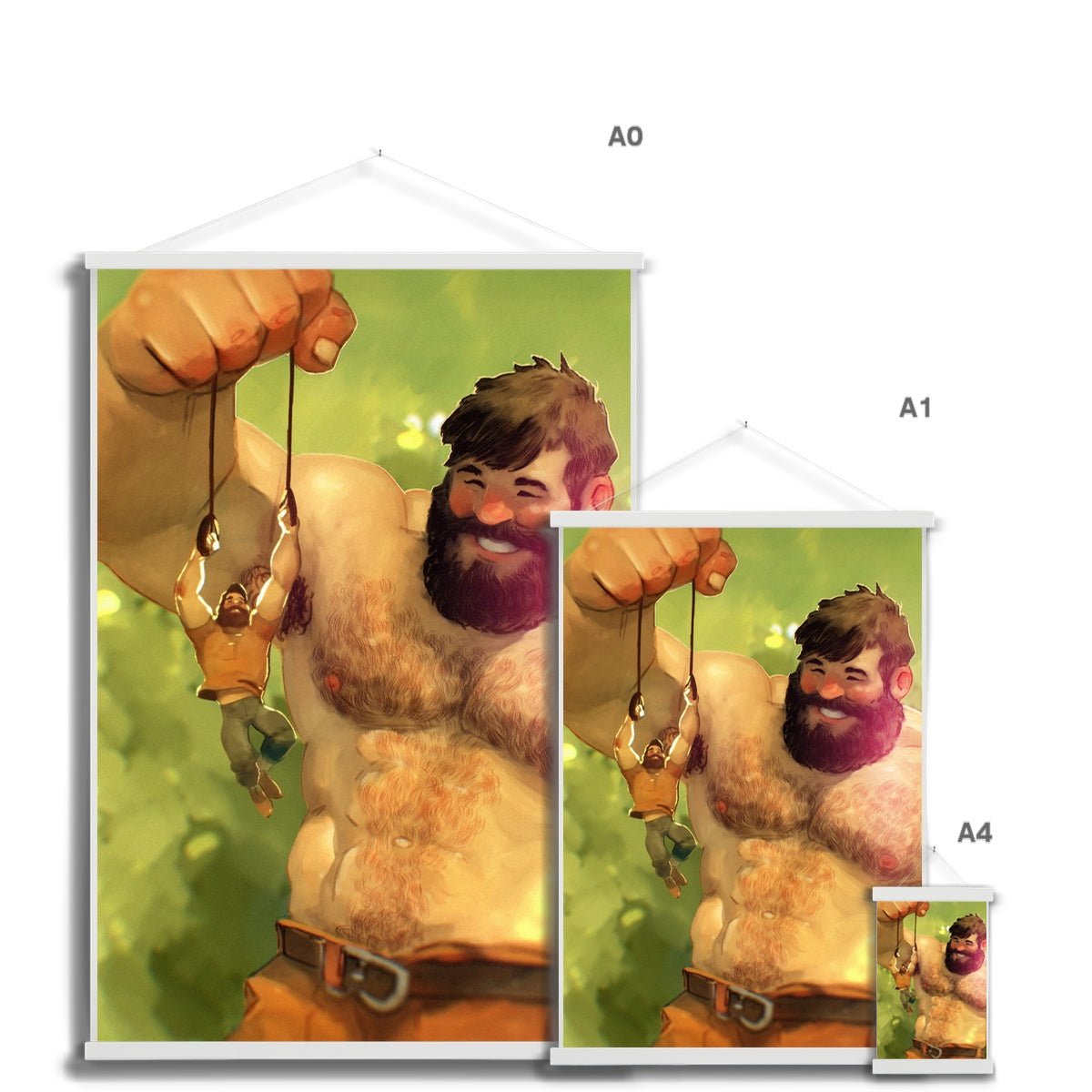 Gargantuan Fine Art Print with Hanger - Ego Rodriguez Shop