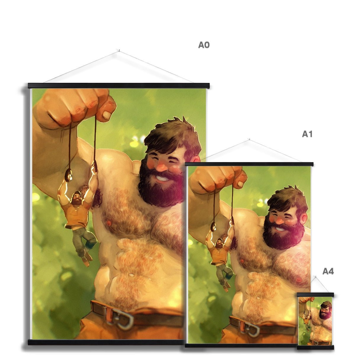 Gargantuan Fine Art Print with Hanger - Ego Rodriguez Shop